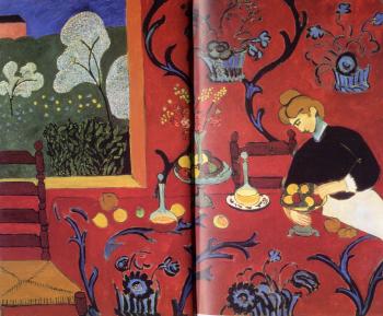 Henri Emile Benoit Matisse : harmony in red